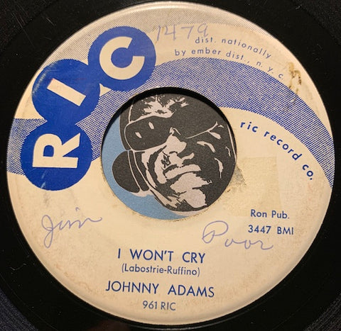 Johnny Adams - Who You Are b/w I Won't Cry - Ric #961 - R&B
