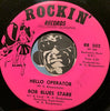 Bob Blues Starr - Dispensing Woman Blues b/w Hello Operator - Rockin #502 - Blues - R&B Soul