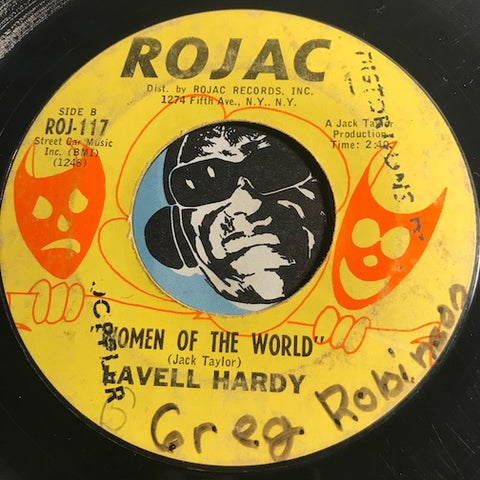 Lavell Hardy - Women Of The World b/w Don't Lose Your Groove - Rojac #117 - Funk - Northern Soul