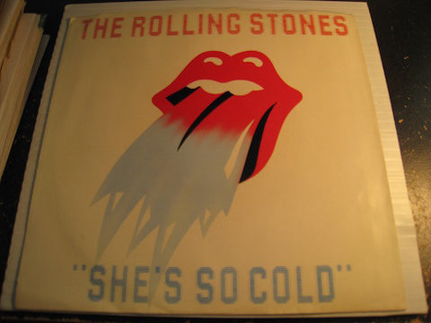 Rolling Stones - She's So Cold b/w Send It To Me - Rolling Stones #21001 - picture sleeve - Rock n Roll