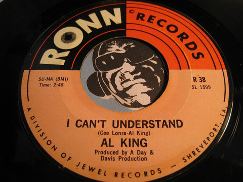 Al King - I Can't Understand b/w What You're Looking For - Ronn #38 - Blues