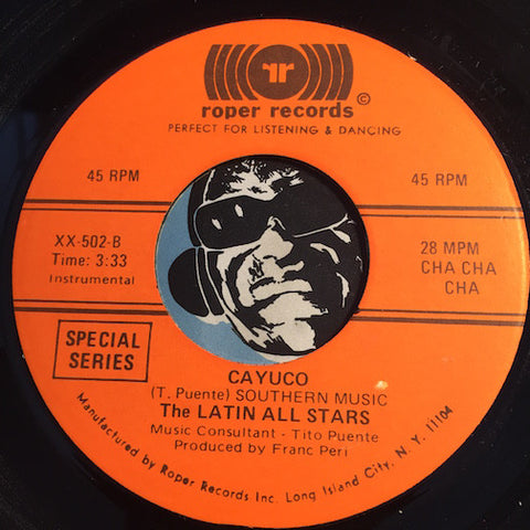 Latin All Stars - Cayuco b/w Tea For Two - Roper #502 - Latin