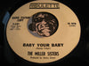 Miller Sisters - Baby Your Baby b/w Silly Girl - Roulette #4491 - Popcorn Soul - Doowop