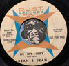 Dean & Jean - Sticks & Stones b/w In My Way - Rust #5089 - Northern Soul