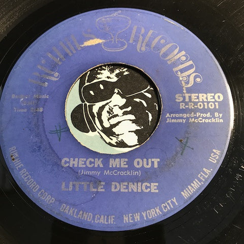 Little Denice - Check Me Out b/w You Can Teach Me New Things - Ruthies #0100 - Funk