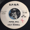 Lilly Russell - Caught The Flu From You b/w Paper Doll - S.P.Q.R. #3306 - R&B Soul - Teen