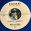 Bob and Sheri - The Surfer Moon b/w Humpty Dumpty - Safari #101 - Colored Vinyl - Surf