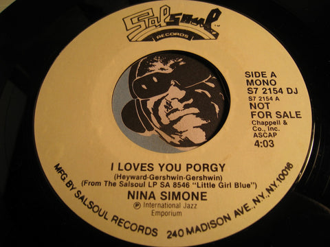 Nina Simone - I Loves You Porgy b/w same - SalSoul #2154 - Modern Soul