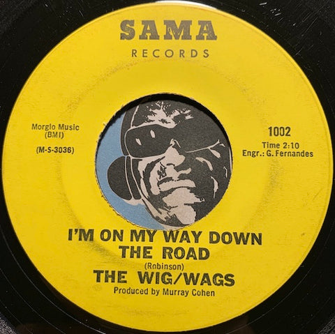 Wig/Wags - I'm On My Way Down The Road b/w The Goofy Google - Sama #1002 - Garage Rock
