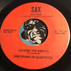 Sam Franklin Quartette - Leaving The Ghetto b/w La Wanda - Sax #771 - Jazz Funk