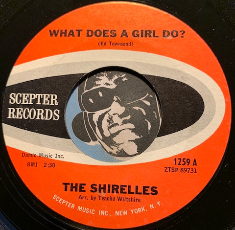 Shirelles - What Does A Girl Do b/w Don't Let It Happen To Us - Scepter #1259 - Girl Group - R&B Soul