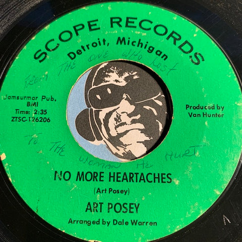 Art Posey - No More Heartaches b/w Nothing Takes The Place Of You - Scope #126206 - Northern Soul