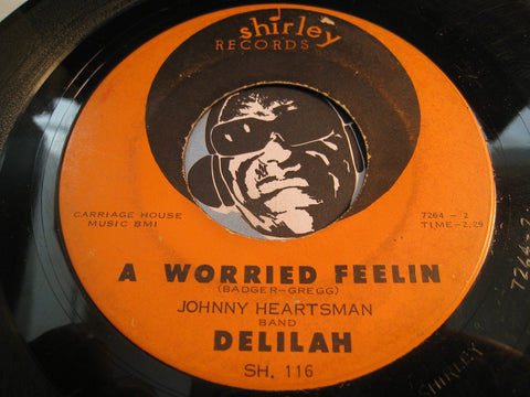 Delilah - A Worried Feelin b/w I'll Rock You Baby - Shirley #116 - R&B Soul