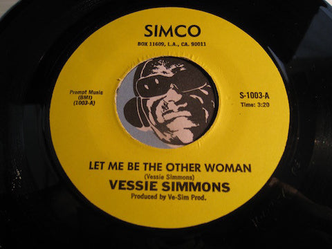 Vessie Simmons - Let Me Be The Other Woman b/w Last Mistake - Simco #1004 - Modern Soul