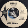 Judy Brown - First Day Of School b/w Should I - Skyla #1121 - Teen - Doowop