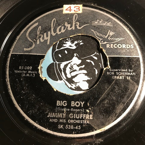 Jimmy Giuffre - Big Boy pt.1 b/w pt.2 - Skylark #538 - R&B Instrumental