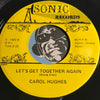 Carol Hughes / Peaches & Herb - Let's Get Together Again (Carol Hughes) b/w United (Peaches & Herb) - Sonic #1400 - Sweet Soul