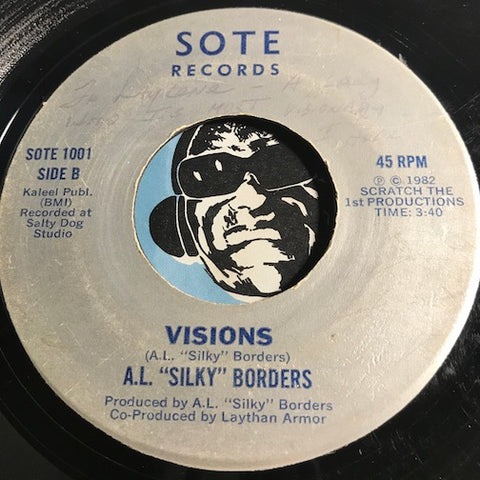 A.L. Silky Borders - Visions b/w A Touch Of Heaven - Sote #1001 - Modern Soul