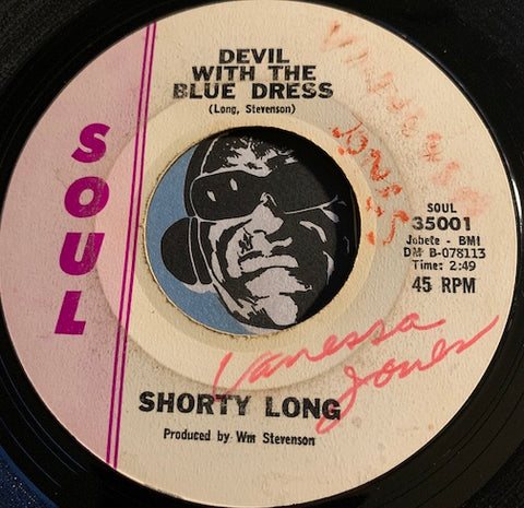 Shorty Long - Devil With The Blue Dress b/w Wind It Up - Soul #35001 - Motown - Northern Soul