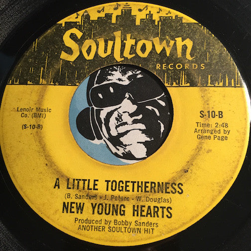 New Young Hearts - A Little Togetherness b/w Young Hearts Get Lonely Too - Soultown #10 - Northern Soul - Sweet Soul