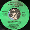 Patience - This Is All I Can Say b/w Shame On You - Sounds On Solid Grounds #1002 - Sweet Soul