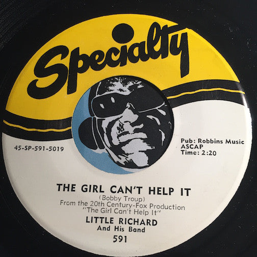 Little Richard - The Girl Can't Help It b/w All Around The World - Specialty #591 - R&B / R&B Rocker