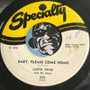 Lloyd Price - Baby Please Come Home b/w Breaking My Heart - Specialty #602 - R&B
