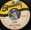 Don & Dewey - Bim Bam b/w Justine - Specialty #631 - R&B Rocker