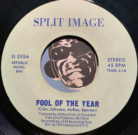 Split Image - Fool Of The Year b/w same (instrumental) - Split Image #555 - Sweet Soul