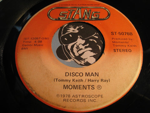 Moments - Rain In My Backyard b/w Disco Man - Stang #5076 - Modern Soul