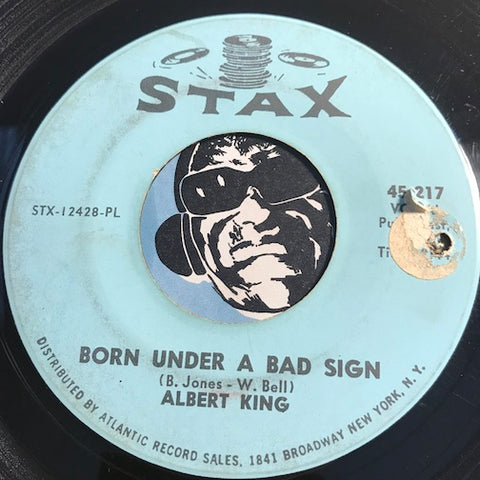 Albert King - Born Under A Bad Sign b/w Personal Manager - Stax #217 - R&B Blues