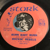 Rockin Rebels - Bongo Blue Beat b/w Burn Baby Burn - Stork #3 - Rock n Roll