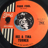 Ike & Tina Turner - You Can't Blame Me b/w Poor Fool - Sue #753 - R&B Soul