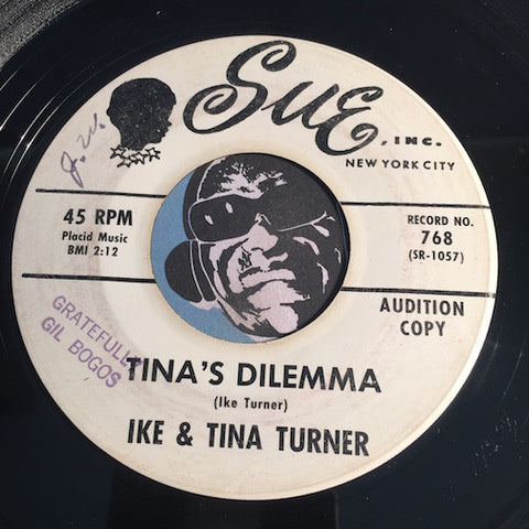 Ike & Tina Turner - Tina’s Dilemma b/w I Idolize You - Sue #768 - R&B Soul
