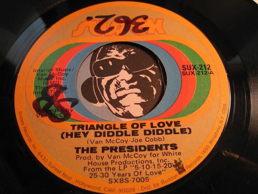 Presidents - Sweet Magic b/w Triangle Of Love (Hey Diddle Diddle) - Sussex #212 - Modern Soul