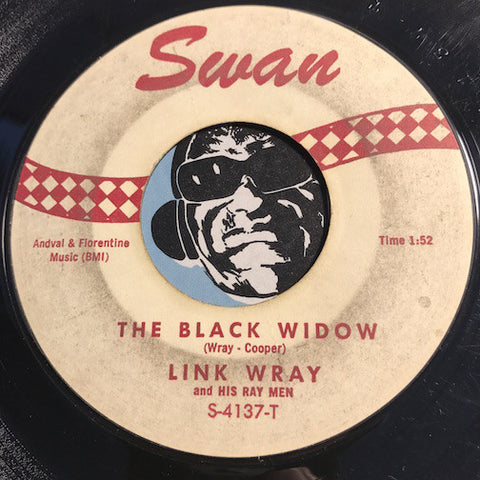 Link Wray & Ray Men – Jack The Ripper b/w The Black Widow – Swan #4137 - Rockabilly - Surf