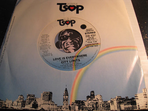 City Limits - Love Is Everywhere (long version 4:15) b/w same (short version 3:24) - TSOP #4761 - Funk Disco