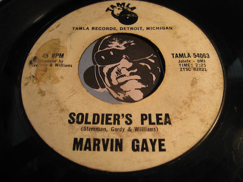 Marvin Gaye - Soldier's Plea b/w Taking My Time - Tamla #54063 - Motown