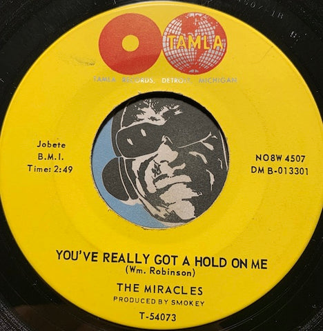 Miracles - You've Really Got A Hold On Me b/w Happy Landing - Tamla #54073 - Motown - R&B Soul