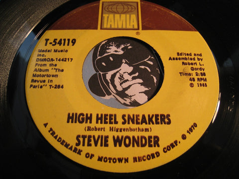 Stevie Wonder - High Heel Sneakers b/w Music Talk - Tamla #54119 - Motown