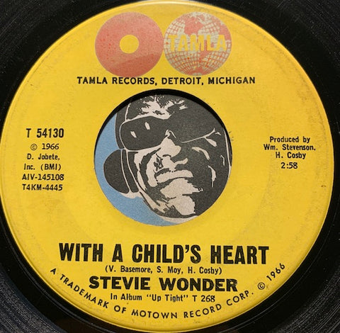 Stevie Wonder - Nothing's Too Good For My Baby b/w With A Child's Heart - Tamla #54130 - Motown - Northern Soul