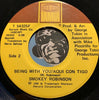 Smokey Robinson - Aqui Con Tigo b/w Being With You/Aqui Con Tigo - Tamla #54325 - Motown - Latin