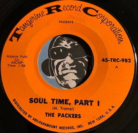 Packers - Soul Time pt.1 b/w pt.2 - Tangerine (TRC) #982 - R&B Soul
