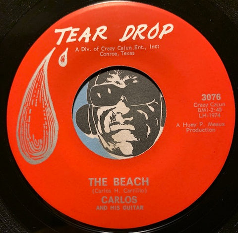 Carlos & His Guitar - The Beach b/w Mr. Bolero - Tear Drop #3076 - Latin