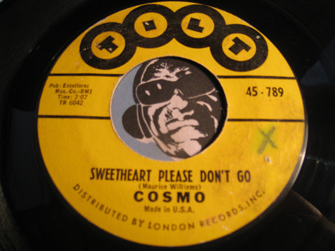 Cosmo - Sweetheart Please Don't Go b/w Just Words - Tilt #789 - Doowop