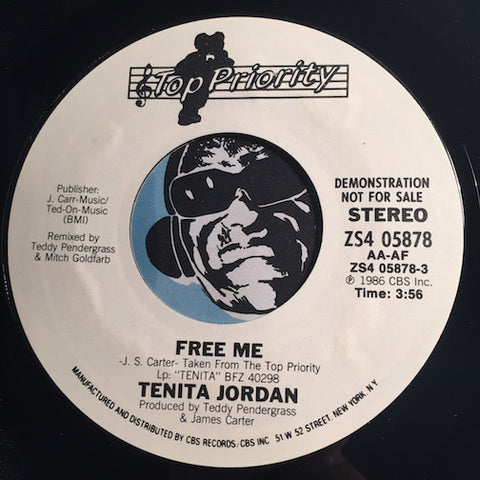 Tenita Jordan - Free Me b/w same - Top Priority #05878 - Modern Soul