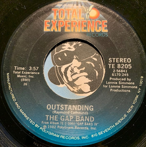 Gap Band - Outstanding b/w The Boys Are Back In Town - Total Experience #8205 - Funk