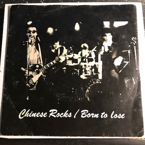Heartbreakers - Chinese Rocks b/w Born To Lose - Track Record #2094 135 - Punk