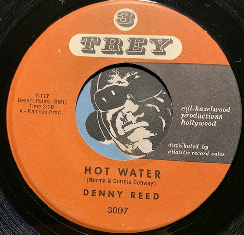 Denny Reed - A Teenager Feels It Too b/w Hot Water - Trey #3007 - Rock n Roll