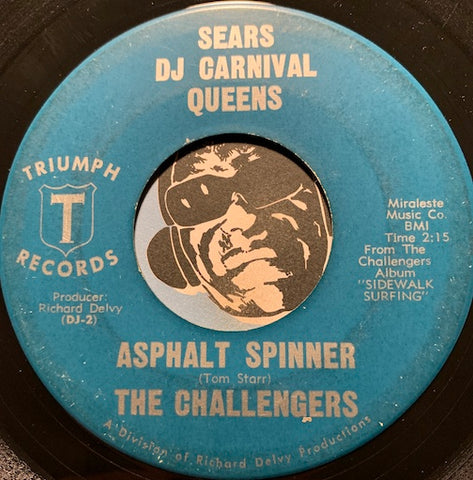 Challengers - Asphalt Spinner b/w Pipeline - Triumph #1 - Surf
